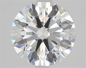 Picture of Natural Diamond 1.90 Carats, Round with Excellent Cut, I Color, IF Clarity and Certified by GIA