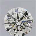 Natural Diamond 0.61 Carats, Round with Excellent Cut, I Color, SI1 Clarity and Certified by IGI