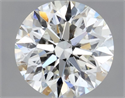 Natural Diamond 0.59 Carats, Round with Excellent Cut, I Color, SI1 Clarity and Certified by GIA