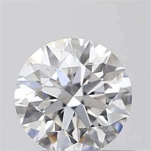 Picture of Natural Diamond 0.40 Carats, Round with Excellent Cut, F Color, SI2 Clarity and Certified by GIA