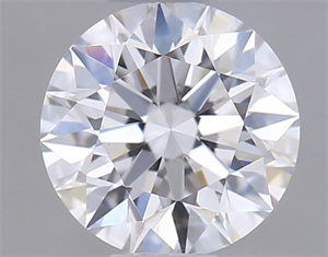 Picture of Natural Diamond 0.41 Carats, Round with Excellent Cut, F Color, VS2 Clarity and Certified by GIA