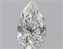 Natural Diamond 0.73 Carats, Pear with  Cut, I Color, SI1 Clarity and Certified by GIA