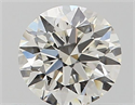 Natural Diamond 0.50 Carats, Round with Very Good Cut, I Color, SI1 Clarity and Certified by GIA