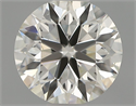 Natural Diamond 0.50 Carats, Round with Excellent Cut, H Color, VS2 Clarity and Certified by IGI