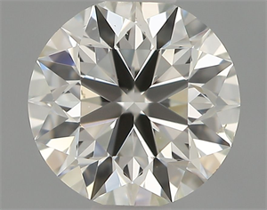 Picture of Natural Diamond 0.50 Carats, Round with Excellent Cut, H Color, VS2 Clarity and Certified by IGI