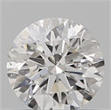 Natural Diamond 0.55 Carats, Round with Excellent Cut, G Color, I1 Clarity and Certified by GIA