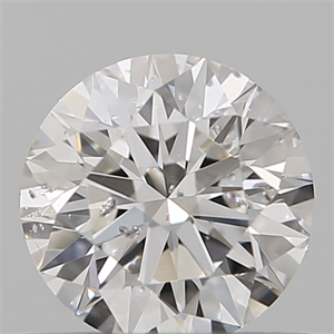 Picture of Natural Diamond 0.55 Carats, Round with Excellent Cut, G Color, I1 Clarity and Certified by GIA