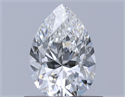 Natural Diamond 0.70 Carats, Pear with  Cut, F Color, VS2 Clarity and Certified by GIA