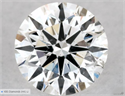 Natural Diamond 0.40 Carats, Round with Excellent Cut, F Color, SI1 Clarity and Certified by GIA