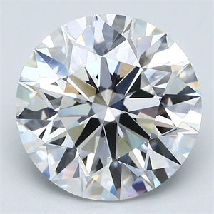 Picture of Natural Diamond 4.30 Carats, Round with Excellent Cut, F Color, VS1 Clarity and Certified by GIA