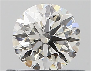 Picture of Natural Diamond 0.50 Carats, Round with Very Good Cut, I Color, VS2 Clarity and Certified by GIA