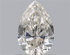 Picture of Natural Diamond 0.71 Carats, Pear with  Cut, I Color, VS2 Clarity and Certified by GIA