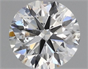 Natural Diamond 0.47 Carats, Round with Excellent Cut, G Color, SI2 Clarity and Certified by IGI