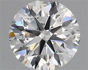 Picture of Natural Diamond 0.47 Carats, Round with Excellent Cut, G Color, SI2 Clarity and Certified by IGI