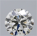 Natural Diamond 0.50 Carats, Round with Very Good Cut, H Color, SI2 Clarity and Certified by IGI