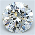 Natural Diamond 8.56 Carats, Round with Very Good Cut, H Color, VS2 Clarity and Certified by GIA