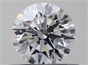 Natural Diamond 0.41 Carats, Round with Excellent Cut, F Color, VS2 Clarity and Certified by GIA