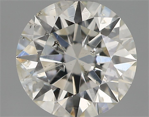 Picture of Natural Diamond 0.60 Carats, Round with Excellent Cut, I Color, SI2 Clarity and Certified by IGI