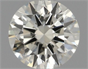 Natural Diamond 0.40 Carats, Round with Excellent Cut, K Color, VS2 Clarity and Certified by IGI