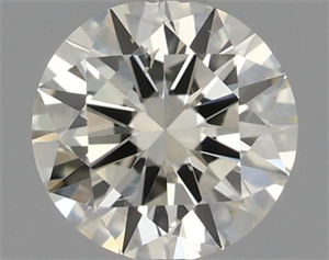 Picture of Natural Diamond 0.40 Carats, Round with Excellent Cut, K Color, VS2 Clarity and Certified by IGI