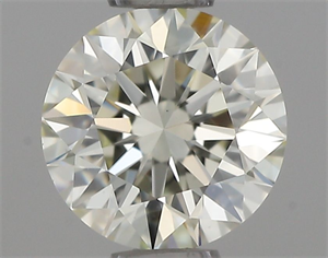 Picture of Natural Diamond 0.56 Carats, Round with Excellent Cut, K Color, VVS2 Clarity and Certified by IGI