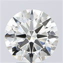 Natural Diamond 4.01 Carats, Round with Excellent Cut, I Color, VVS2 Clarity and Certified by IGI