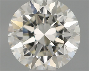 Picture of Natural Diamond 0.50 Carats, Round with Excellent Cut, H Color, VS1 Clarity and Certified by IGI