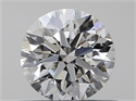 Natural Diamond 0.45 Carats, Round with Excellent Cut, J Color, SI1 Clarity and Certified by GIA