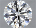 Natural Diamond 0.50 Carats, Round with Very Good Cut, I Color, SI1 Clarity and Certified by GIA