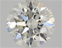 Natural Diamond 2.01 Carats, Round with Excellent Cut, K Color, VVS2 Clarity and Certified by GIA