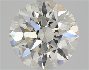 Picture of Natural Diamond 2.01 Carats, Round with Excellent Cut, K Color, VVS2 Clarity and Certified by GIA