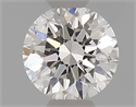 Natural Diamond 0.40 Carats, Round with Excellent Cut, H Color, VS2 Clarity and Certified by GIA