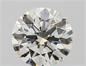 Natural Diamond 0.40 Carats, Round with Excellent Cut, J Color, SI1 Clarity and Certified by GIA