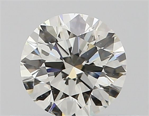 Picture of Natural Diamond 0.40 Carats, Round with Excellent Cut, J Color, SI1 Clarity and Certified by GIA