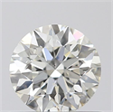 Natural Diamond 0.50 Carats, Round with Excellent Cut, I Color, SI2 Clarity and Certified by GIA