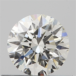 Picture of Natural Diamond 0.45 Carats, Round with Excellent Cut, I Color, VS1 Clarity and Certified by GIA