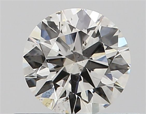 Picture of Natural Diamond 0.43 Carats, Round with Excellent Cut, H Color, SI1 Clarity and Certified by GIA