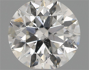 Picture of Natural Diamond 0.52 Carats, Round with Excellent Cut, G Color, SI2 Clarity and Certified by IGI