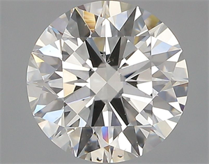 Picture of Natural Diamond 2.01 Carats, Round with Excellent Cut, I Color, SI1 Clarity and Certified by GIA