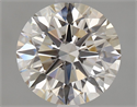 Natural Diamond 2.35 Carats, Round with Excellent Cut, K Color, VVS2 Clarity and Certified by GIA