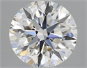 Natural Diamond 0.50 Carats, Round with Excellent Cut, K Color, VS2 Clarity and Certified by GIA