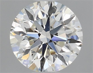 Picture of Natural Diamond 0.50 Carats, Round with Excellent Cut, K Color, VS2 Clarity and Certified by GIA