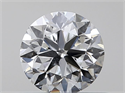 Natural Diamond 0.40 Carats, Round with Very Good Cut, F Color, SI1 Clarity and Certified by GIA