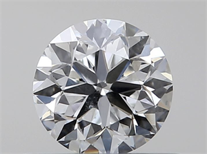 Picture of Natural Diamond 0.40 Carats, Round with Very Good Cut, F Color, SI1 Clarity and Certified by GIA