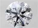 Natural Diamond 3.51 Carats, Round with Excellent Cut, E Color, VS1 Clarity and Certified by GIA