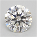 Natural Diamond 0.43 Carats, Round with Excellent Cut, H Color, VVS1 Clarity and Certified by GIA