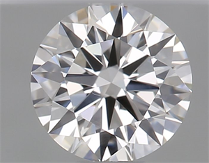 Picture of Natural Diamond 0.40 Carats, Round with Excellent Cut, H Color, VS2 Clarity and Certified by GIA