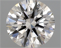 Natural Diamond 0.56 Carats, Round with Excellent Cut, J Color, VS1 Clarity and Certified by GIA