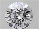 Natural Diamond 0.40 Carats, Round with Excellent Cut, J Color, VVS1 Clarity and Certified by GIA