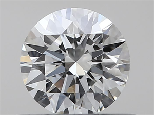 Picture of Natural Diamond 0.40 Carats, Round with Excellent Cut, J Color, VVS1 Clarity and Certified by GIA